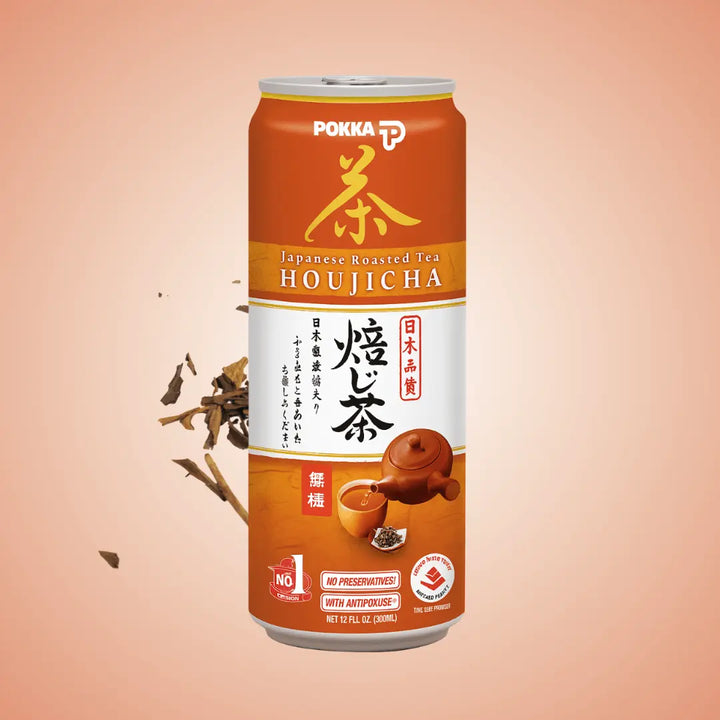 Ready to Drink Houjicha Japanese Roasted Tea 300ml - POKKA INDIA