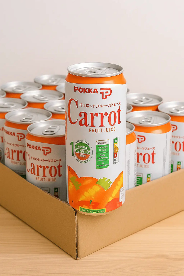 Ready to Drink Carrot Fruit Juice 300ml (Pack of 24) - POKKA INDIAFruit Juice
