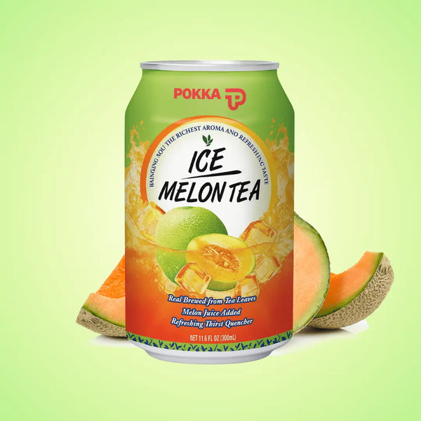 Ready to Drink Ice Melon Tea 300ml - POKKA INDIAIced tea