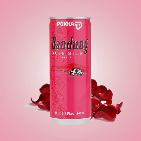 Ready to Drink Bandung Rose Milk 240ml - POKKA INDIAFlavored Milk