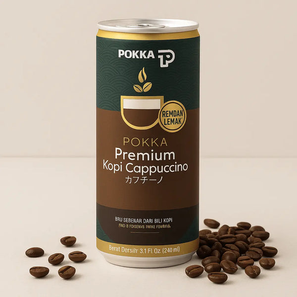 Ready to Drink Premium Cappuccino Coffee 240ml - POKKA INDIACappuccino Coffee