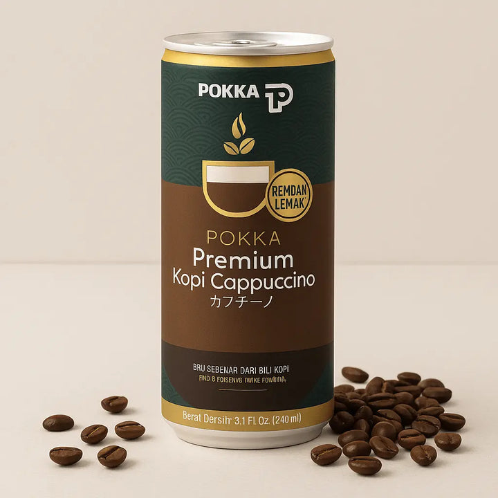 Ready to Drink Premium Cappuccino Coffee 240ml - POKKA INDIACappuccino Coffee